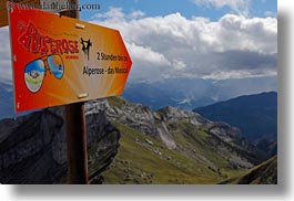 alperose, clouds, europe, horizontal, lucerne, mt pilatus, nature, signs, sky, switzerland, photograph