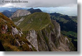 clouds, europe, horizontal, lucerne, mt pilatus, nature, sky, switzerland, valley, views, photograph