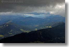 clouds, europe, horizontal, lucerne, mt pilatus, nature, sky, switzerland, valley, views, photograph