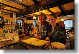 couples, europe, horizontal, lucerne, mark, men, people, switzerland, waitress, wilden mann hotel, womens, photograph