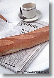 bread, cofee, europe, paper, switzerland, vertical, photograph