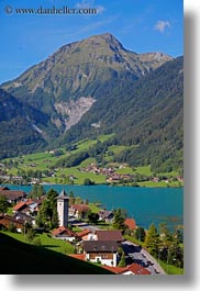 europe, lungern, mountains, rivers, switzerland, vertical, photograph