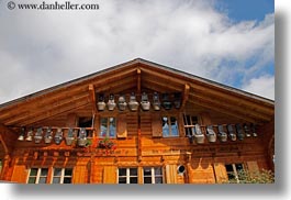 bells, cows, europe, horizontal, houses, murren, switzerland, photograph