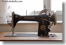 europe, horizontal, machines, meyers hotel, old, sewing, switzerland, wengen, photograph