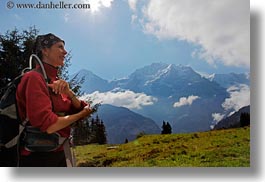 clouds, emotions, europe, horizontal, mountains, nature, people, sky, smiles, snowcaps, switzerland, vicky, womens, wt people, photograph