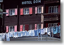 europe, horizontal, laundry, switzerland, zermatt, photograph