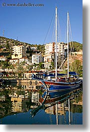 boats, cevri hasan, europe, gulet, schooner, sunny, turkeys, vertical, photograph