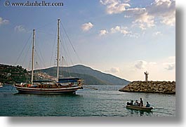 boats, cevri hasan, clouds, europe, gulet, horizontal, schooner, sunny, turkeys, photograph