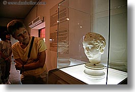 ephesus museum, europe, heads, horizontal, statues, turkeys, viewing, womens, photograph