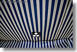 blues, europe, fethiye, horizontal, striped, tents, turkeys, whie, photograph