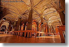 arches, basilica cistern, europe, horizontal, istanbul, long exposure, pillars, stones, turkeys, photograph