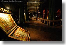 basilica cistern, cafes, cistern, europe, horizontal, istanbul, signs, turkeys, photograph