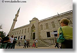 blue mosque, europe, fronts, horizontal, istanbul, minaret, mosques, religious, turkeys, views, photograph