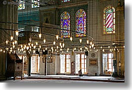 blue mosque, europe, horizontal, istanbul, men, mosques, muslim, praying, religious, turkeys, photograph