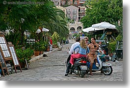 couples, europe, horizontal, kalkan, men, motorcycles, turkeys, womens, photograph