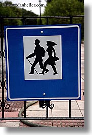 europe, pedestrians, signs, turkeys, vertical, photograph