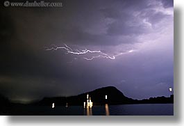 clouds, europe, horizontal, lightning, long exposure, ocean, ocean scenics, storm, turkeys, photograph