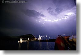 clouds, europe, horizontal, lightning, long exposure, ocean, ocean scenics, storm, turkeys, photograph