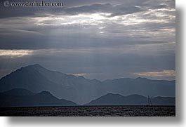 clouds, europe, horizontal, ocean, ocean scenics, sunrays, turkeys, photograph