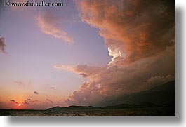 clouds, europe, horizontal, ocean, ocean scenics, sunsets, turkeys, photograph