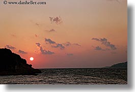 clouds, europe, horizontal, ocean, ocean scenics, sunsets, turkeys, photograph