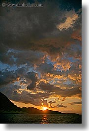 clouds, europe, ocean, ocean scenics, sunsets, turkeys, vertical, photograph