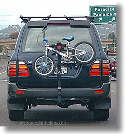 bicycle, fujipix, bike, car, horizontal, bicycle, fujipix, car, photograph