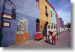 argentina, buenos aires, caminito, horizontal, la boca, latin america, painted town, photograph
