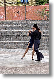 argentina, buenos aires, dancers, la boca, latin america, people, tango, tango dancers, vertical, photograph