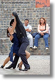 argentina, buenos aires, dancers, la boca, latin america, people, tango, tango dancers, vertical, photograph