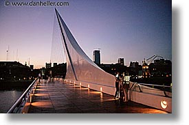 argentina, bridge, buenos aires, horizontal, latin america, madero, puerto, puerto madero, photograph