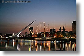 argentina, bridge, buenos aires, horizontal, latin america, madero, puerto, puerto madero, photograph