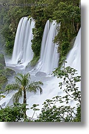argentina, close, falls, iguazu, latin america, slow exposure, vertical, water, waterfalls, photograph