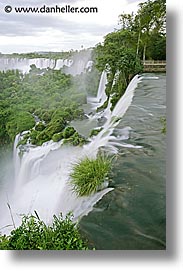 argentina, falls, iguazu, latin america, slow exposure, vertical, water, waterfalls, photograph