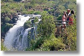 argentina, horizontal, iguazu, latin america, platforms, viewing, water, waterfalls, photograph