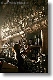 argentina, kuar restaurant, latin america, picking, ushuaia, vertical, wines, photograph