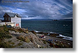 argentina, coastal, horizontal, houses, latin america, ushuaia, photograph