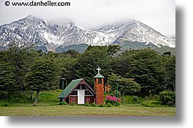 argentina, churches, horizontal, latin america, small, ushuaia, photograph
