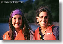 chile, girls, horizontal, lakes, latin america, photograph