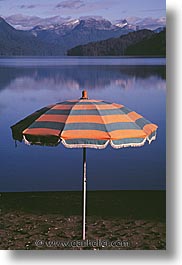 argentina, chile, lakes, latin america, patagonia, umbrellas, vertical, photograph