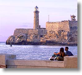 caribbean, cuba, havana, horizontal, island nation, islands, latin america, lighthouses, malecon, south america, photograph