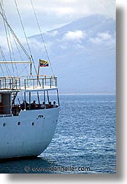 boats, ecuador, equator, galapagos, galapagos islands, heels, heritage, islands, latin america, ocean, pacific ocean, south pacific, vertical, water, photograph