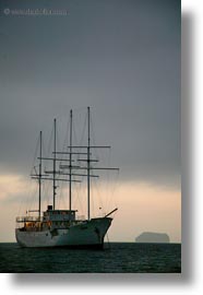 boats, ecuador, equator, eve, galapagos islands, heritage, latin america, vertical, photograph