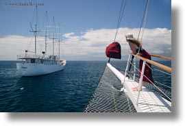 boats, bow, ecuador, equator, from, galapagos islands, heritage, horizontal, latin america, photograph