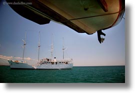 boats, ecuador, equator, galapagos islands, heritage, horizontal, latin america, under, photograph