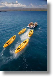 boats, ecuador, equator, galapagos islands, kayaks, latin america, vertical, photograph