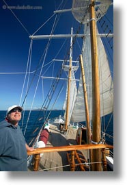 boats, ecuador, equator, galapagos islands, latin america, sagitta, sails, sails up, vertical, photograph