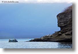 boats, cliffs, ecuador, equator, galapagos islands, horizontal, isabela, latin america, photograph