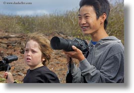 ecuador, equator, galapagos islands, horizontal, jacks, latin america, natural habitat, people, tourists, viewing, viewing wildlife, wildlife, photograph