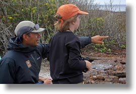 baseball cap, ecuador, equator, galapagos islands, horizontal, jacks, latin america, natural habitat, people, tourists, viewing, viewing wildlife, wildlife, photograph